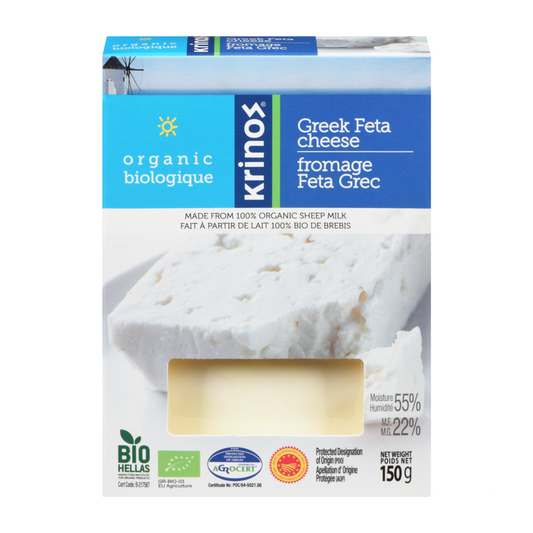 KRINOS Organic Greek Feta Cheese 150g