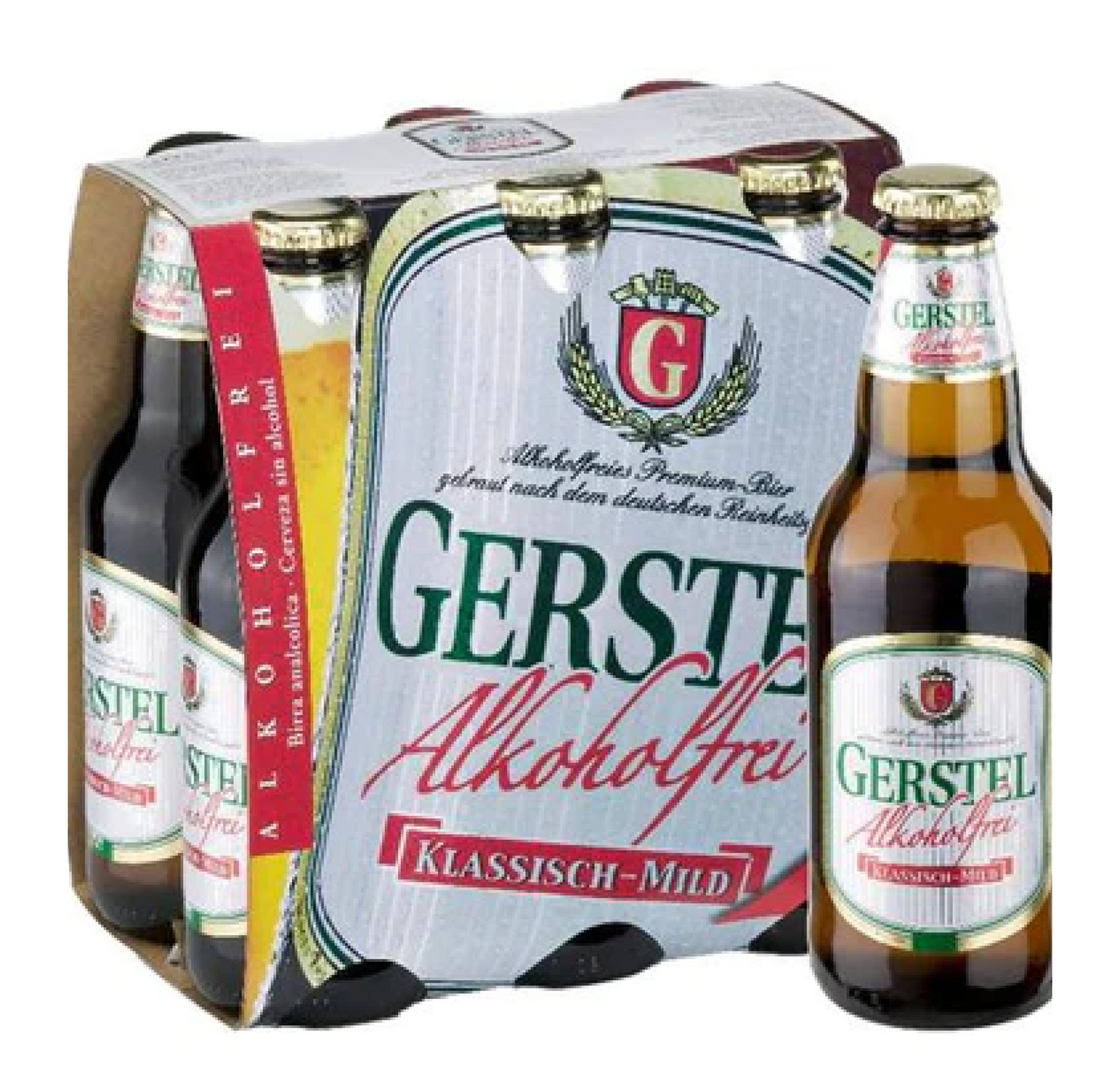 Gerstel Non-Alcoholic Classic Mild Glass Bottle (6 Pack) 6x0.33L