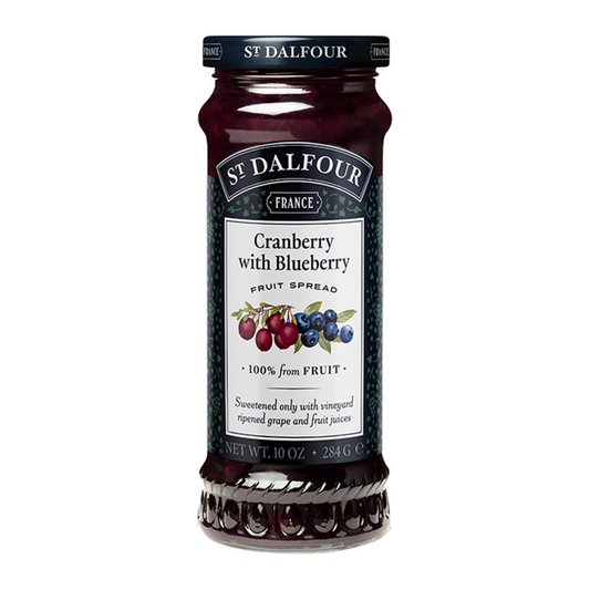 St. Dalfour Cranberry & Blueberry Fruit Spread 284g