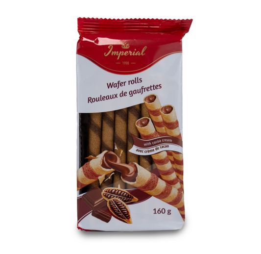 Imperial Wafer Rolls with Cocoa Cream 160g