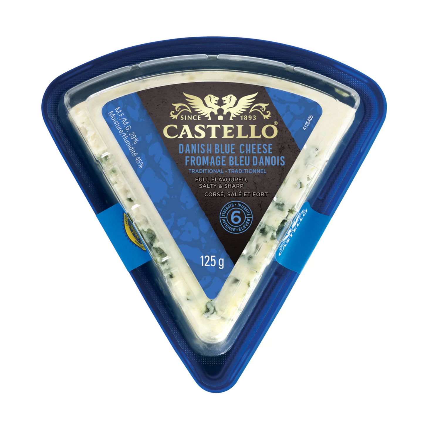 Castello Traditional Danish Blue Cheese 125g