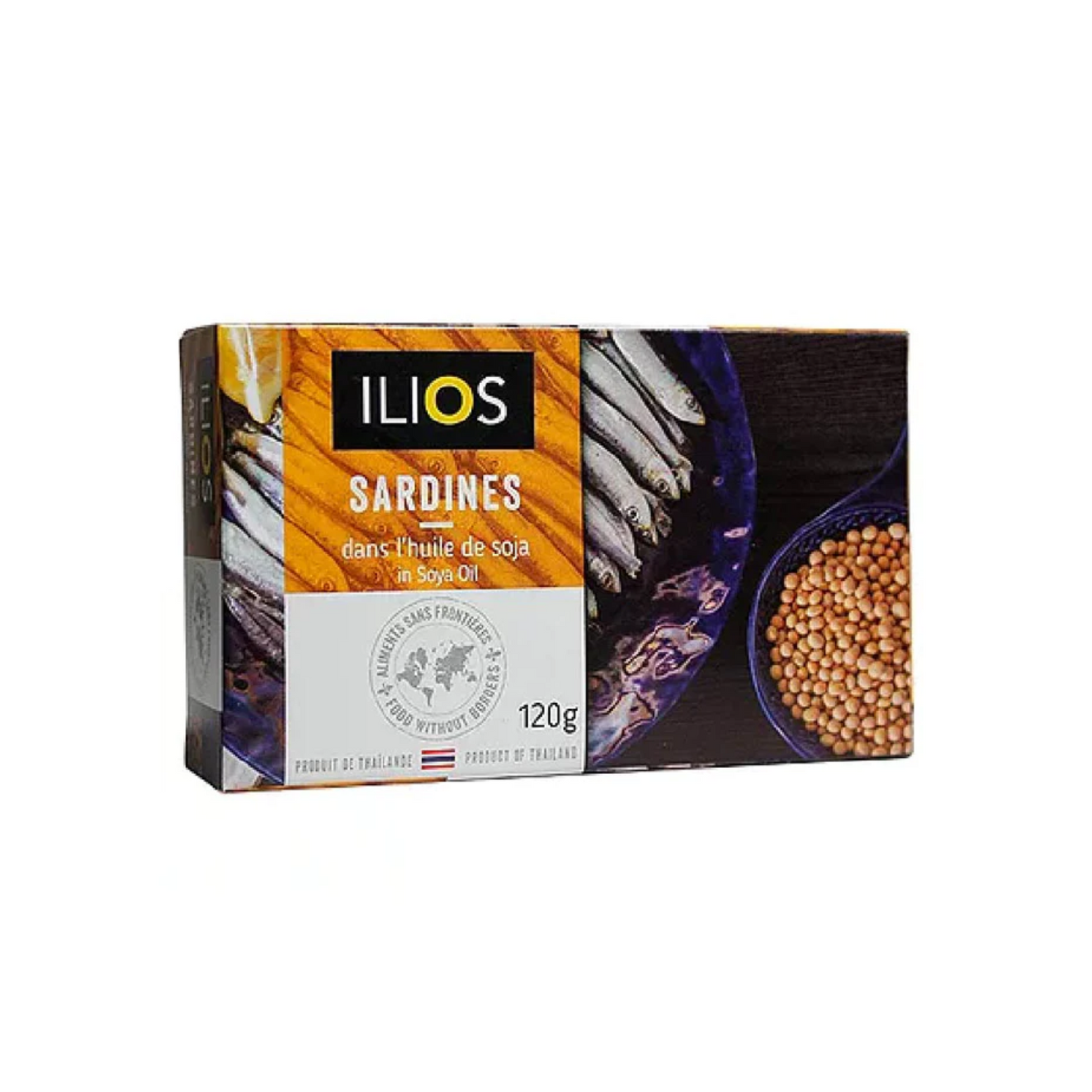 Ilios Sardines in Soya Oil 120g