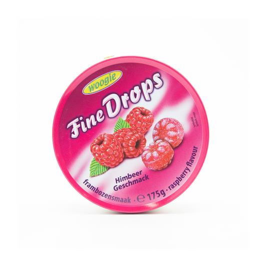 Woogie Fine Drops Raspberry 175g