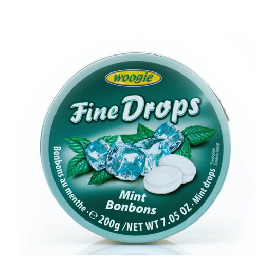 Woogie Fine Drops Mint 200g