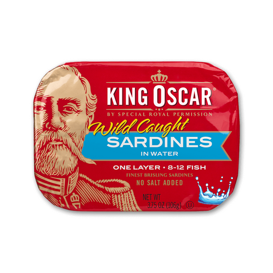 King Oscar Brisling Sardines in Water 106g