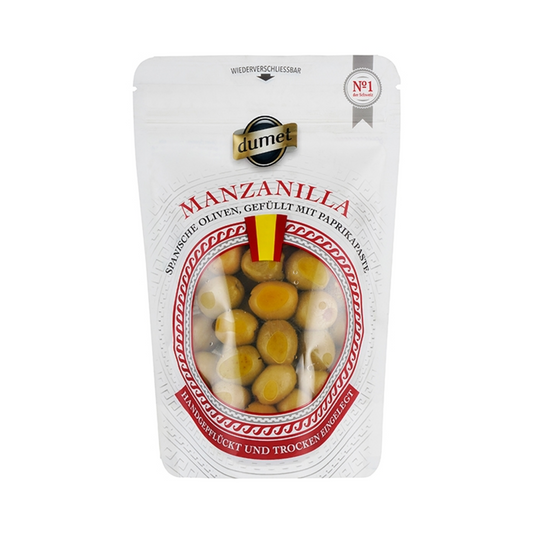 Dumet Manzanilla Pitted Spanish Olives 200g