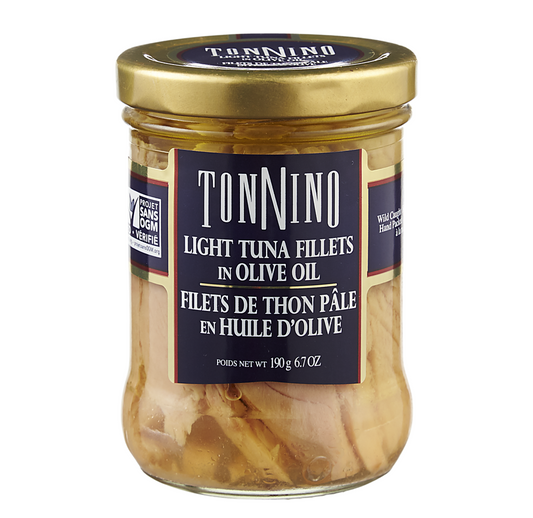 Tonnino Light Tuna Fillets in Olive Oil 190g