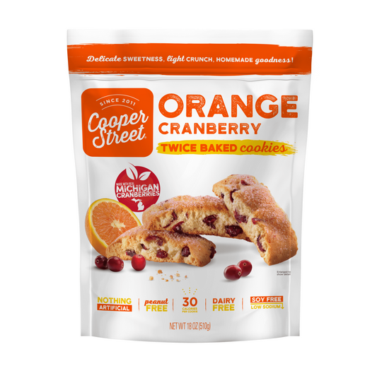 Cooper Street Orange Cranberry Twice-Baked Cookies 141g