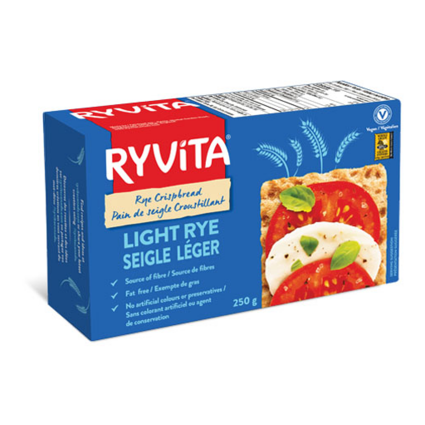 Ryvita Light Rye Crispbread 250g