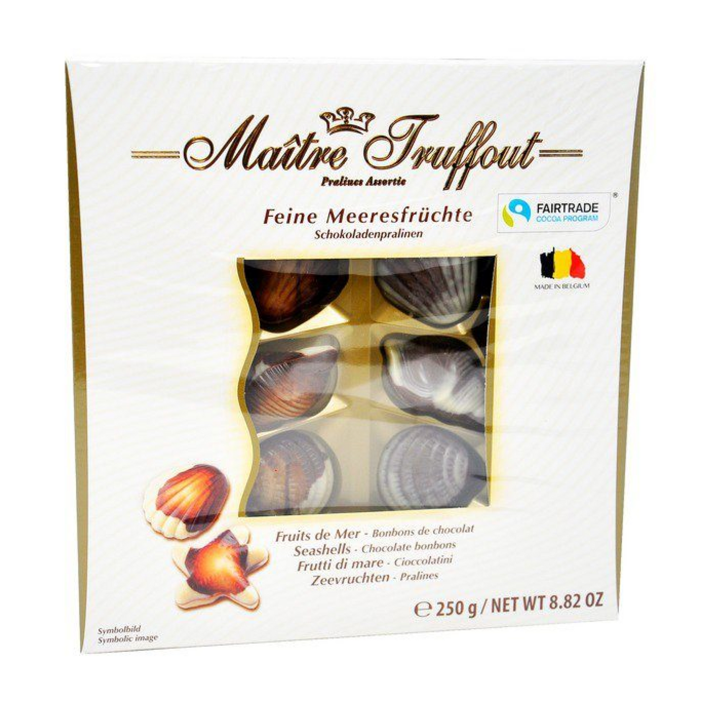 Maître Truffout Chocolate Seashells 250g