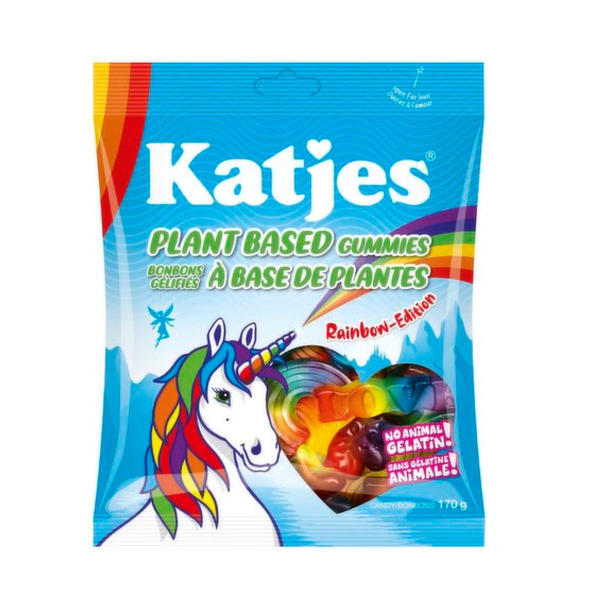 Katjes Plant Based Gummies Rainbow Edition 170g – Food Depot Toronto