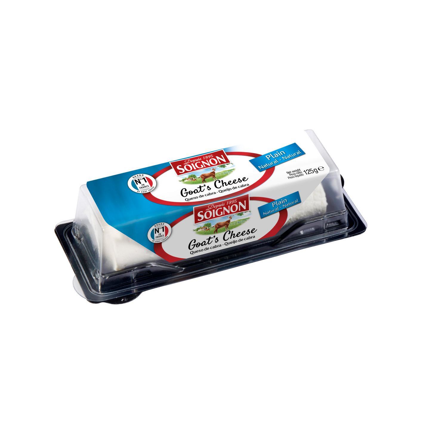 Soignon Goat Cheese Log Plain 125g