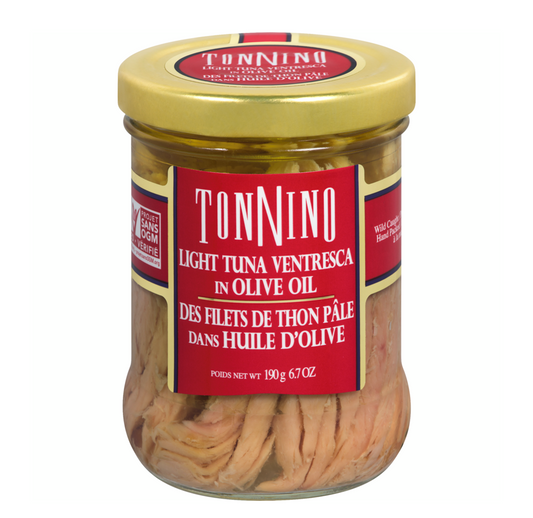 Tonnino Light Tuna Ventresca in Olive Oil 190g