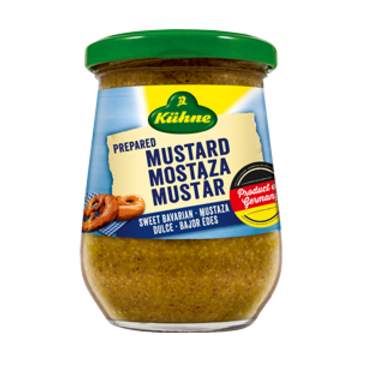Kühne Sweet Bavarian Prepared Mustard 250ml