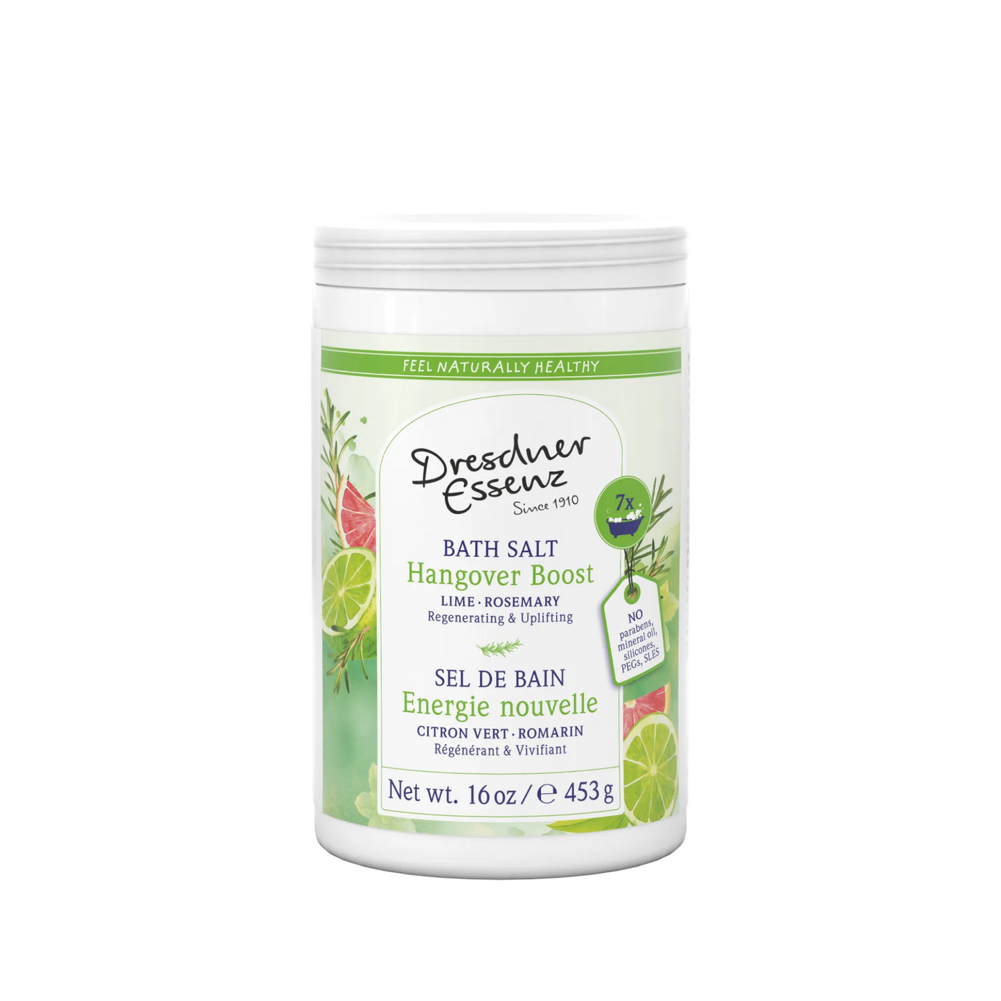 Dresdner Essenz Hangover Boost Bath Salt Lime Rosemary