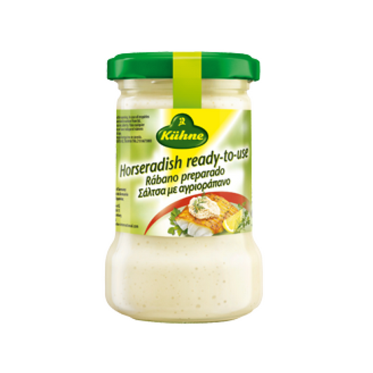 Kühne Prepared Horseradish Sauce Hot & Spicy 125ml