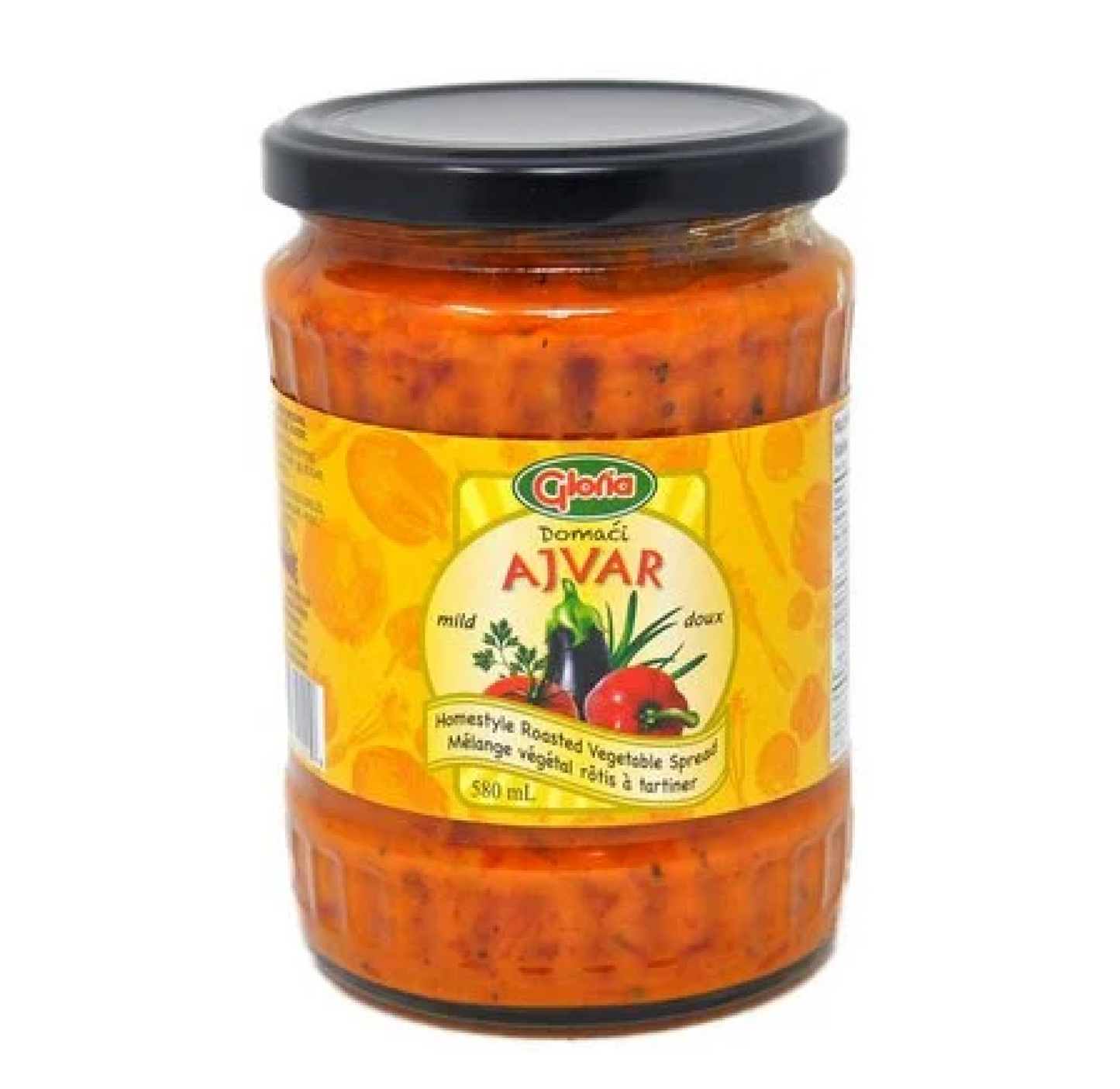 Gloria Mild Ajvar Homestyle Roasted Vegetable Spread 580ml