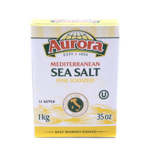 Aurora Iodized Fine Mediterranean Sea Salt 1KG