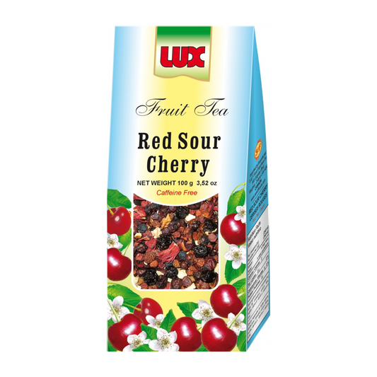 LUX Red Sour Cherry Loose Leaf Tea 80g