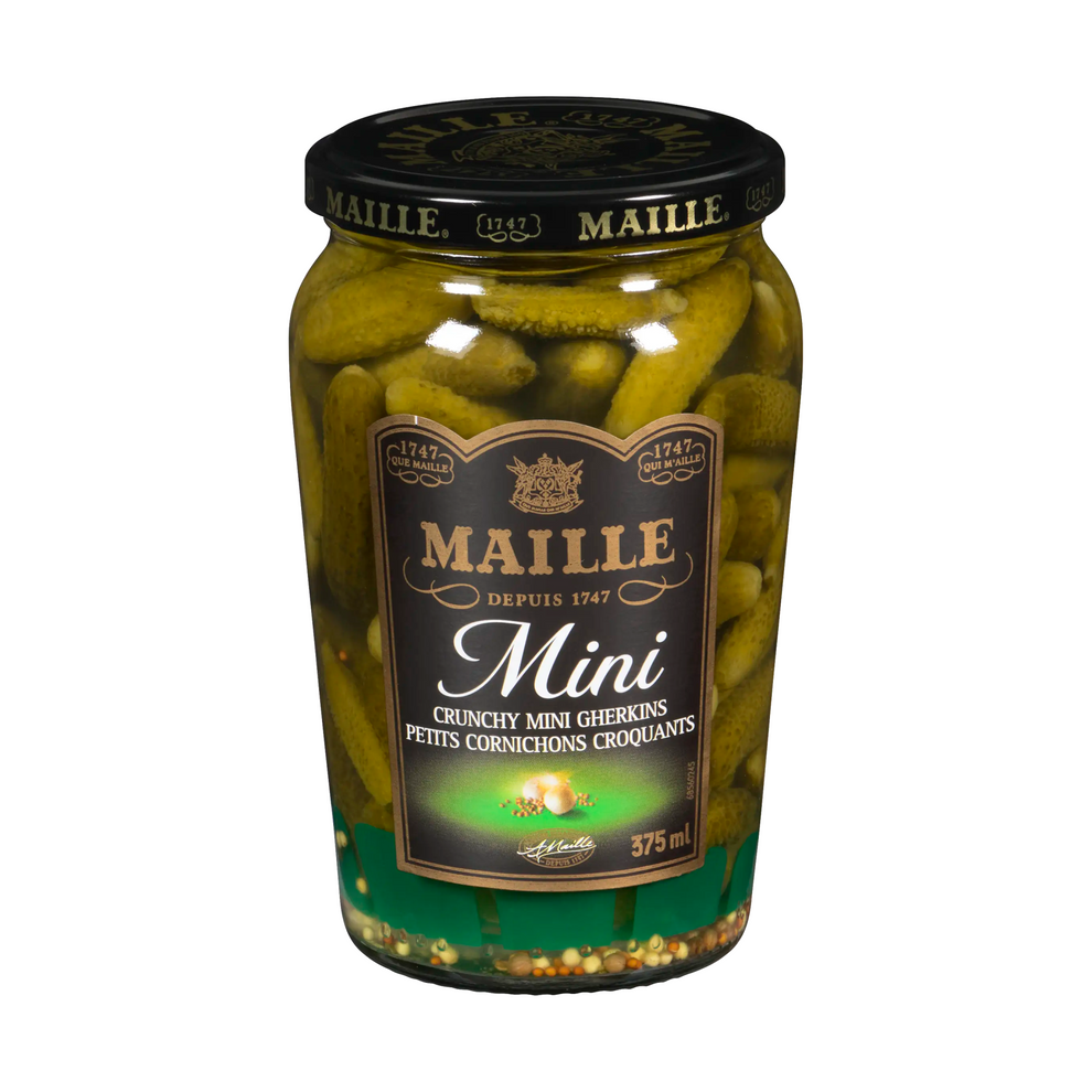 Maille Extra Fine Sweet and Sour Cornichons 375ml Food Depot Toronto