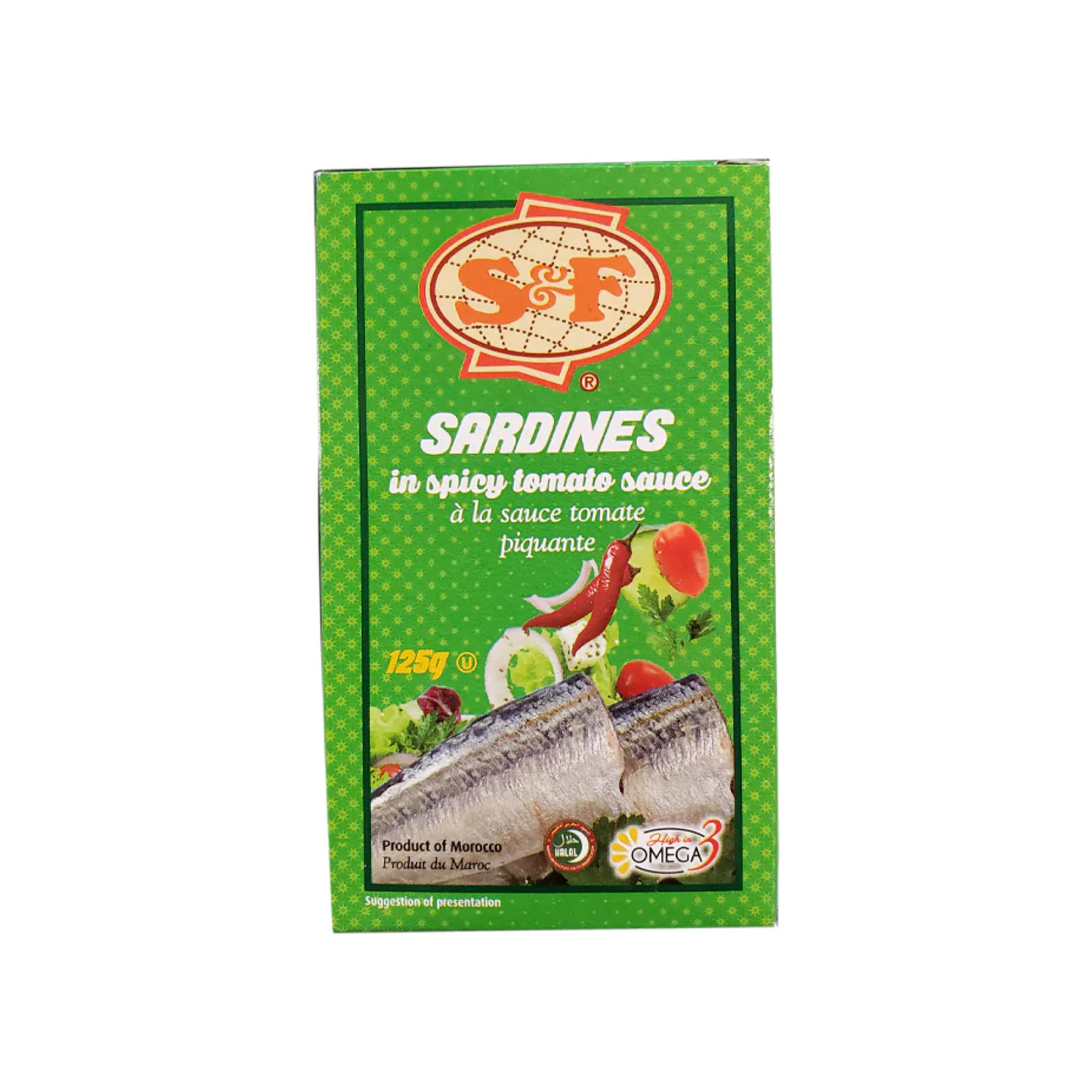 S&F Sardines in Spicy Tomato Sauce 125g
