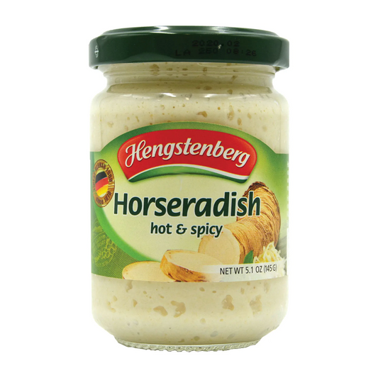 Hengstenberg Prepared Horseradish Sauce Hot & Spicy 145g