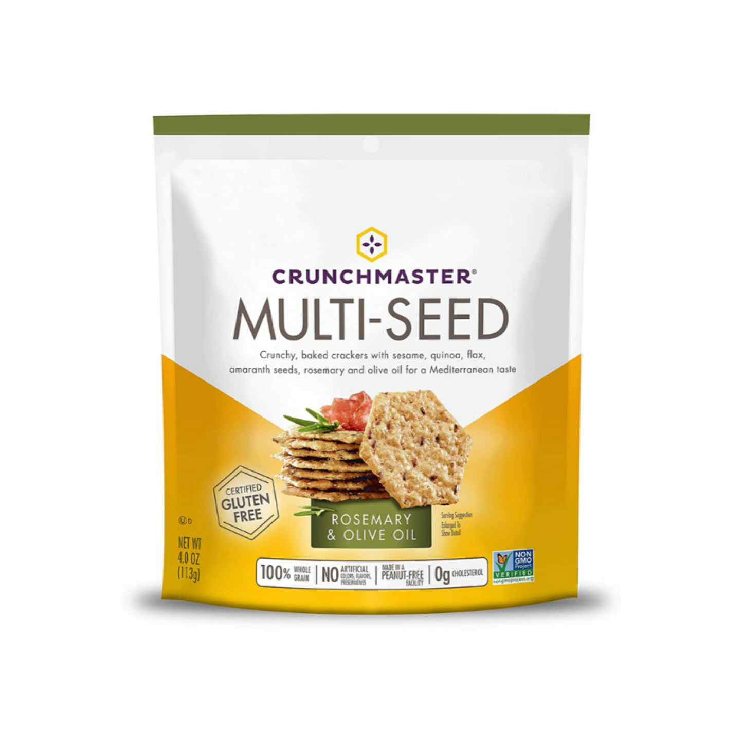 Crunchmaster Multi-Seed Rosemary and Olive Oil 128g