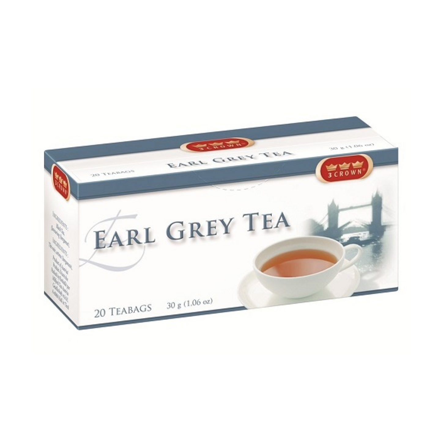 3 Crown Earl Gray with Bergamont Flavouring 30g