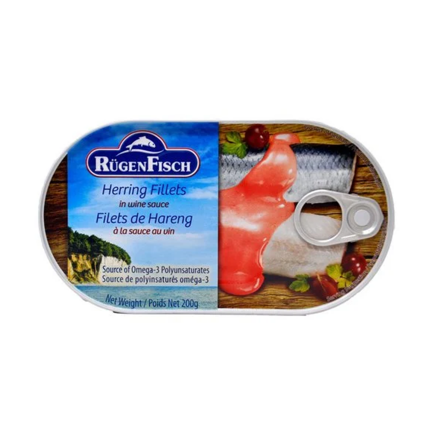 Rügen Fisch Herring in Wine Sauce 200g