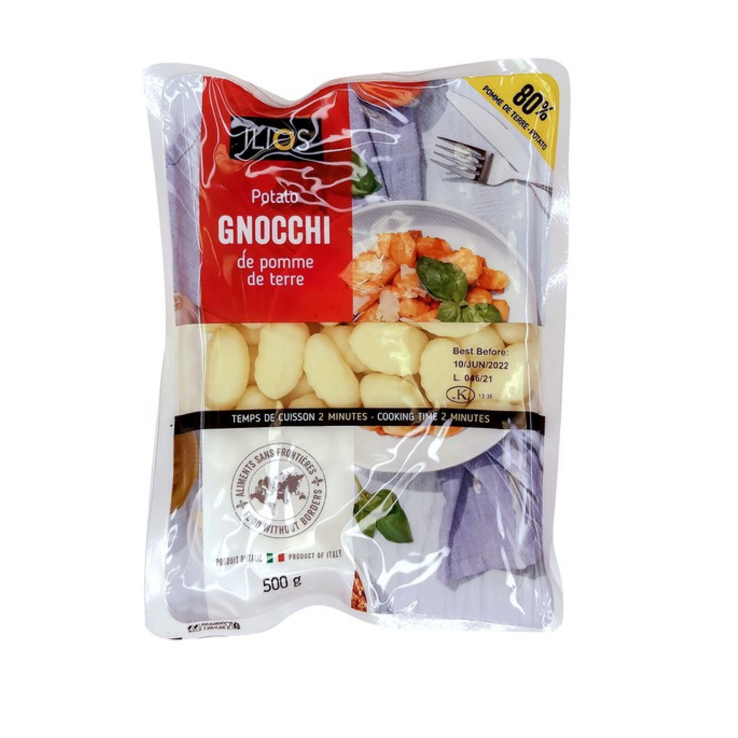 Ilios Tricolour Potato Gnocchi 500g