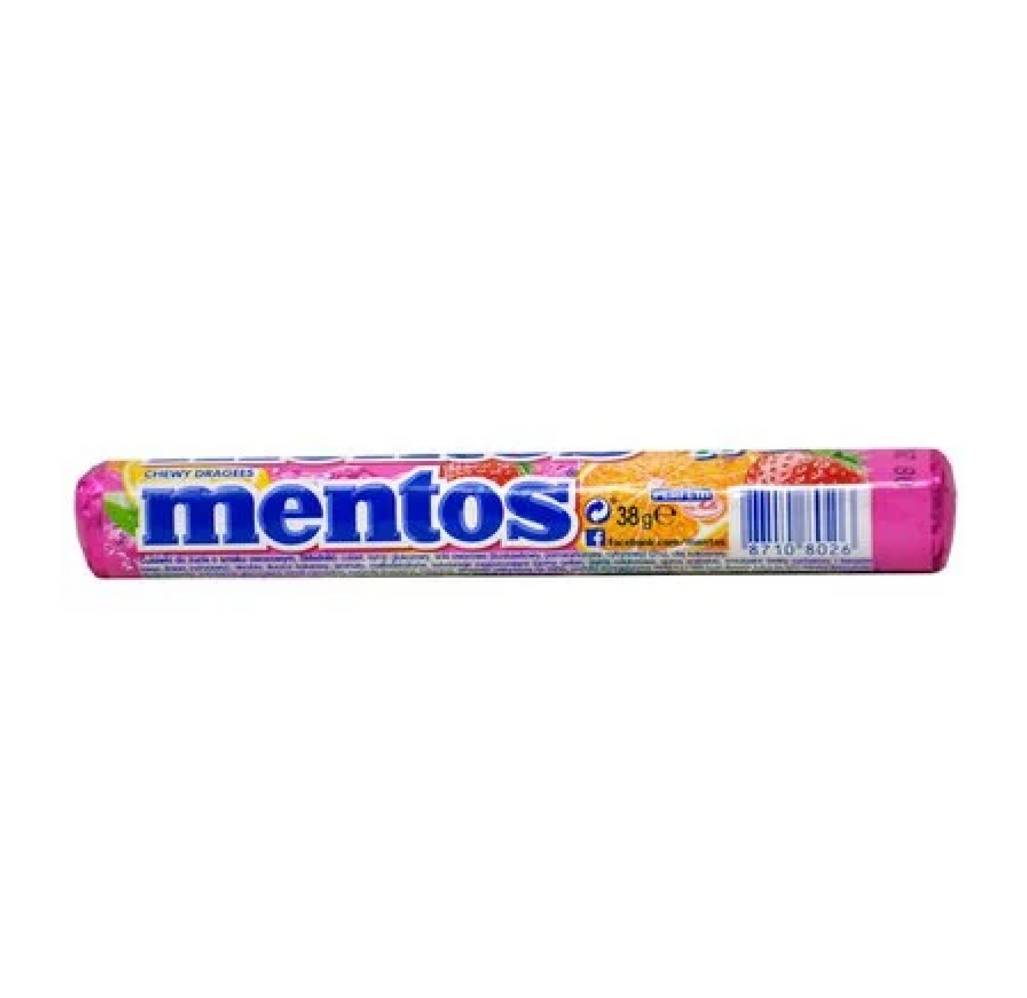 Mentos Natural Colours Chewy Fruit 38g