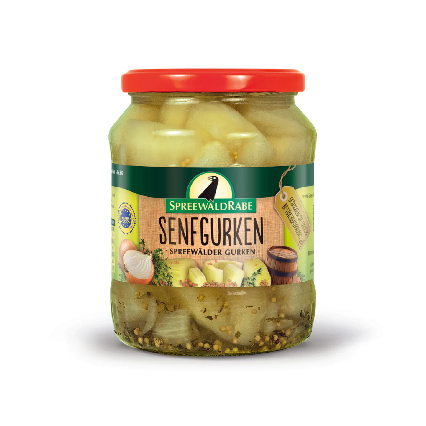 Spreewaldrabe German Mustard Pickles 720ml