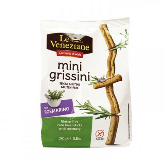 Le Veneziane Mini Grissini Breadsticks with Rosmary 250g