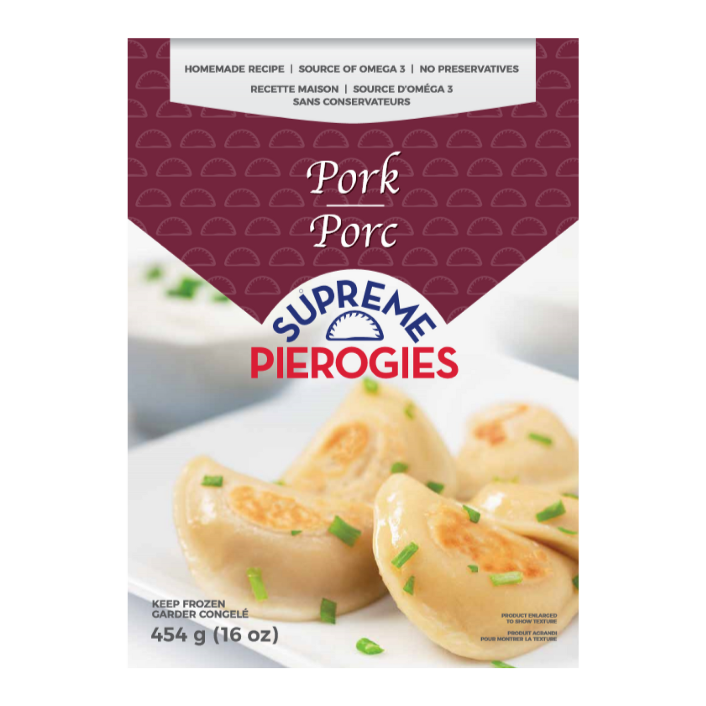Supreme Pierogies Pork