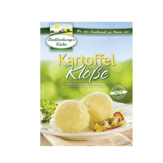 Mecklenburger Küche Kartoffel Klöße halb & halb LF (Potato Dumplings) 200g