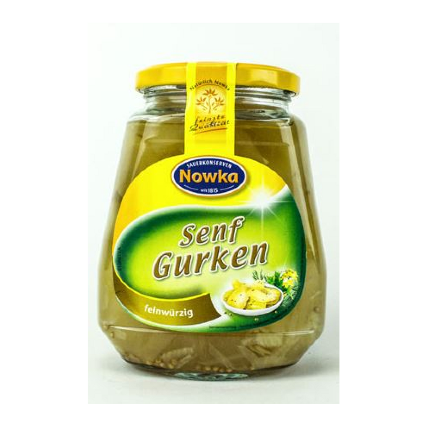 Nowka Senf Gurken 580ml