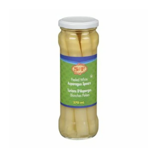 S&F Peeled White Asparagus Spears 340ml