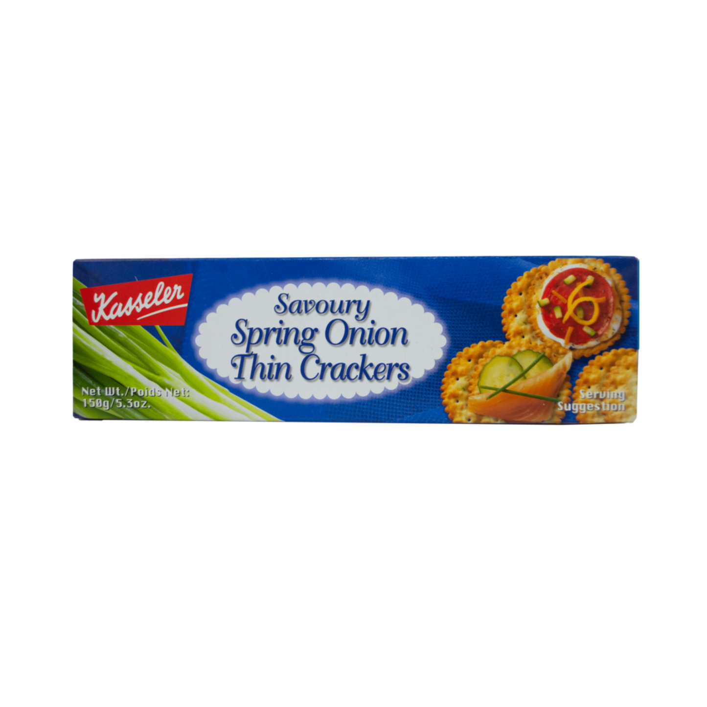 Kassler Savoury Spring Onion Thin Crackers 150g