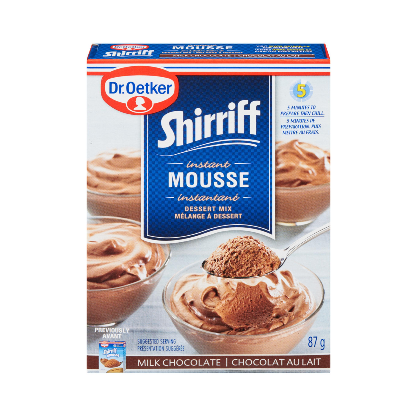Dr. Oetker Shirriff Chocolate Instant Mousse Mix 87g
