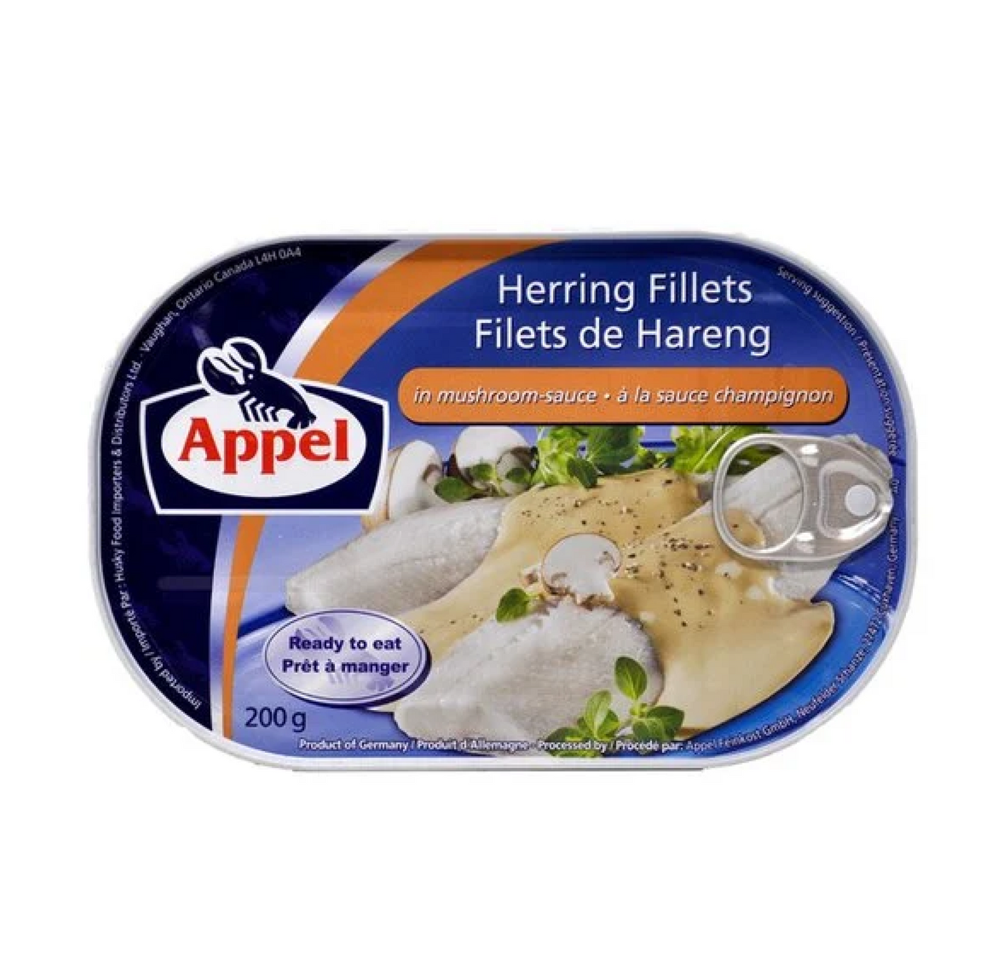 Appel Herring Fillets in Mushroom Sauce 200g