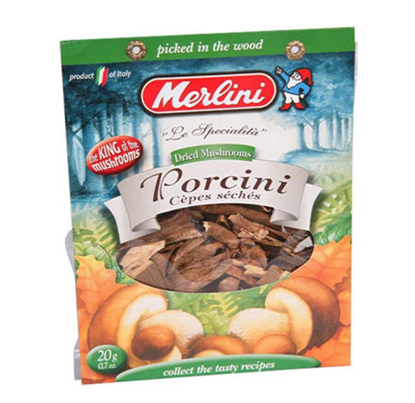 Merlini Dried Porcini Mushrooms 10g