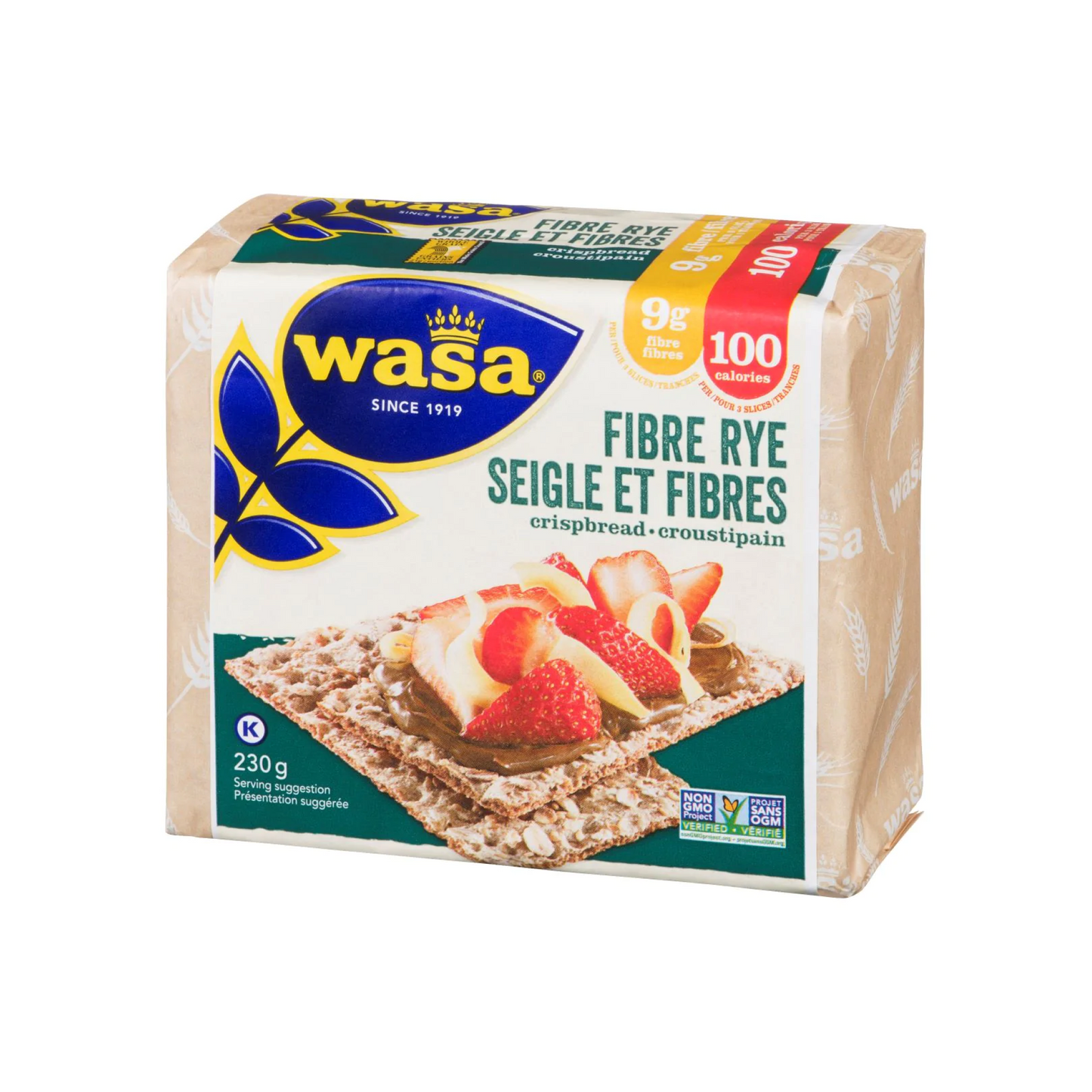 Wasa Fibre Rye Crispbread 230g