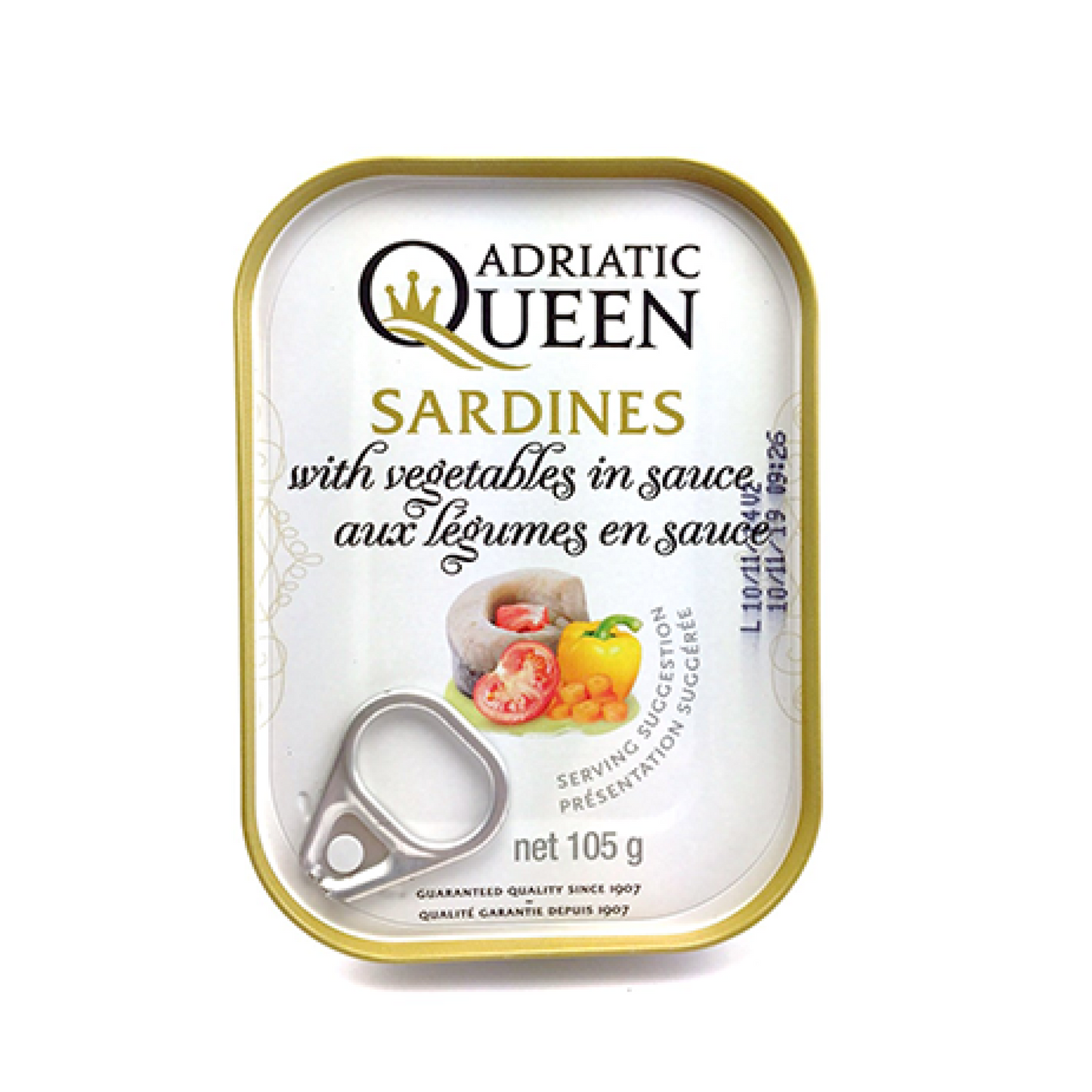 Adriatic Queen Sardines with Vegetables in Sauce 105g