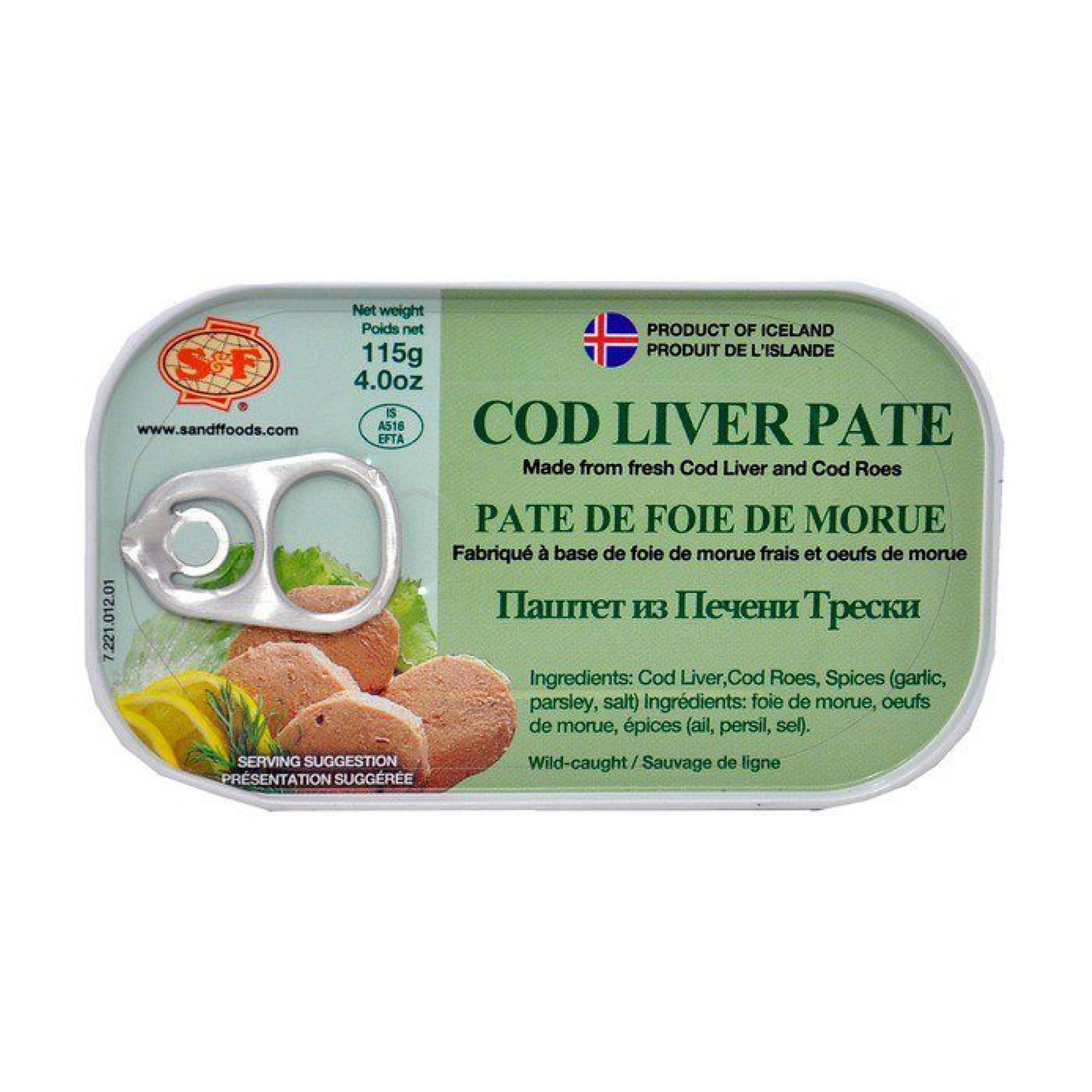 S&F Cod Liver Paté 115g