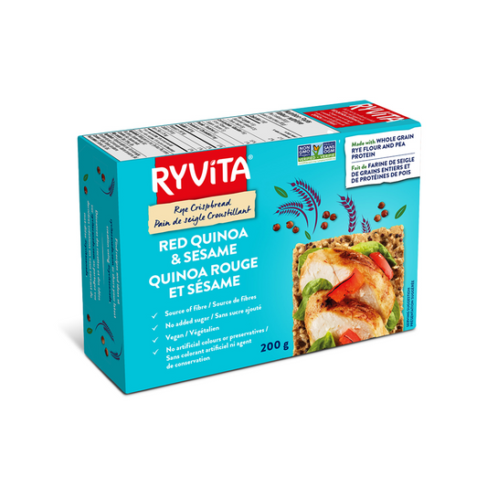 Ryvita Red Quinoa & Sesame Rye Crispbread 200g