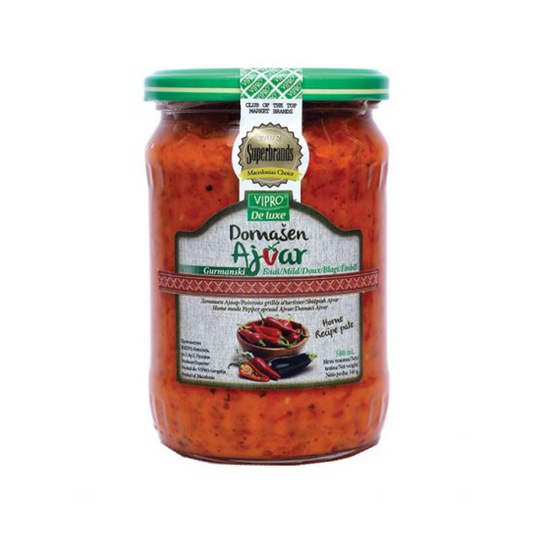Vipro De Luxe Ajvar with Olive Oil 580ml
