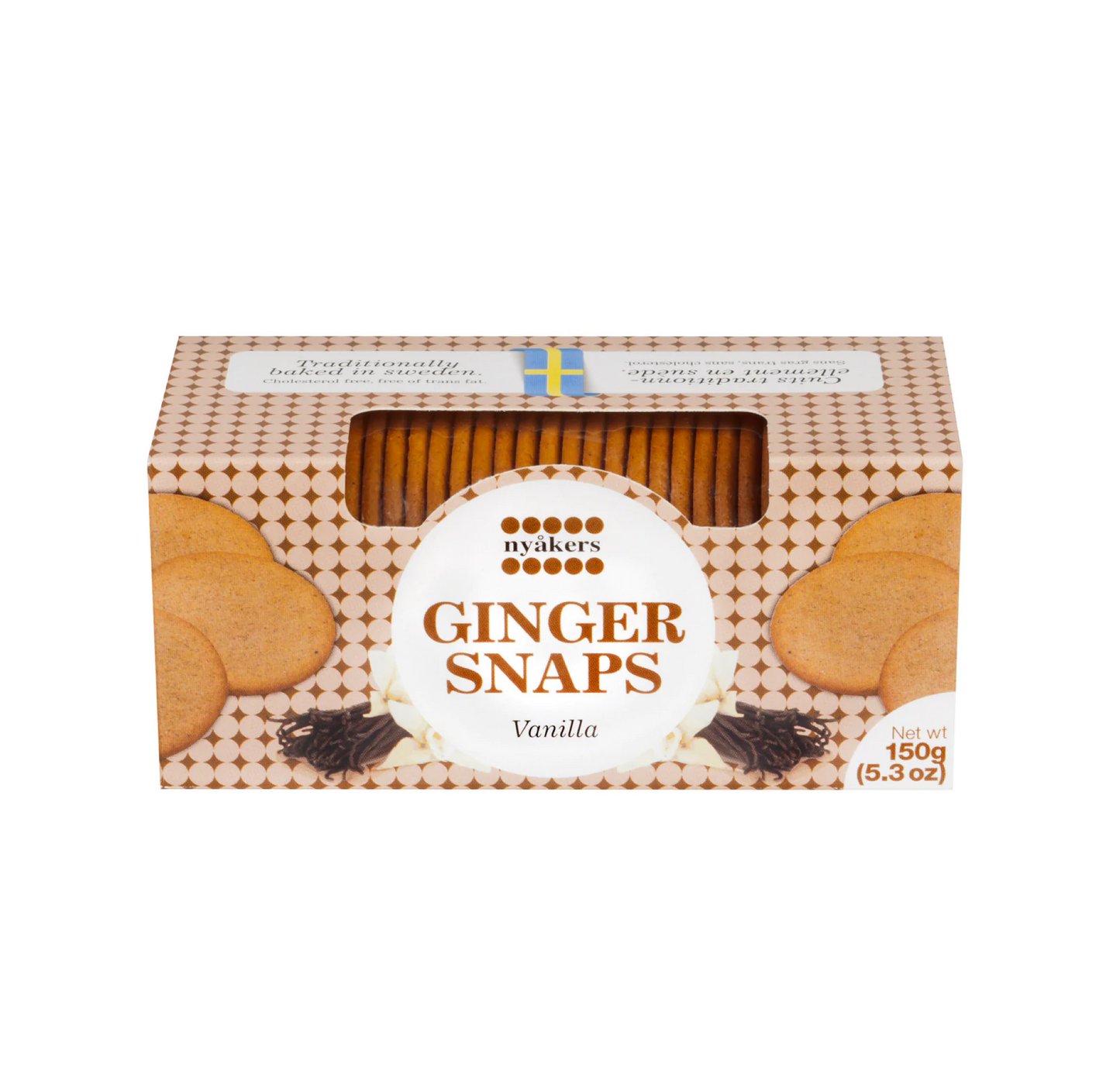 Nyaker Vanilla Ginger Snaps 150g