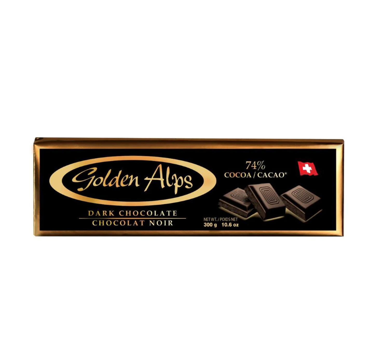 Golden Alps 74% Dark Chocolate 300g