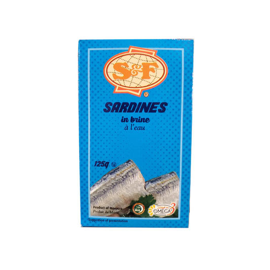 S&F Sardines in Brine 125g