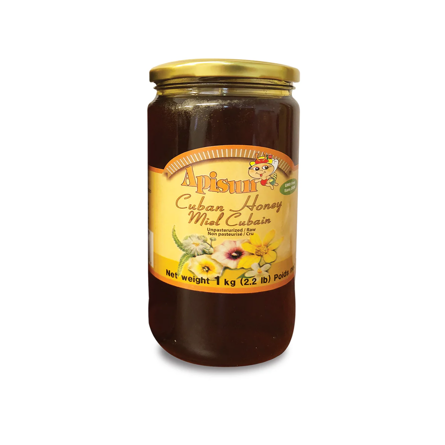 Apisun Cuban Honey Unpasteurized 1KG